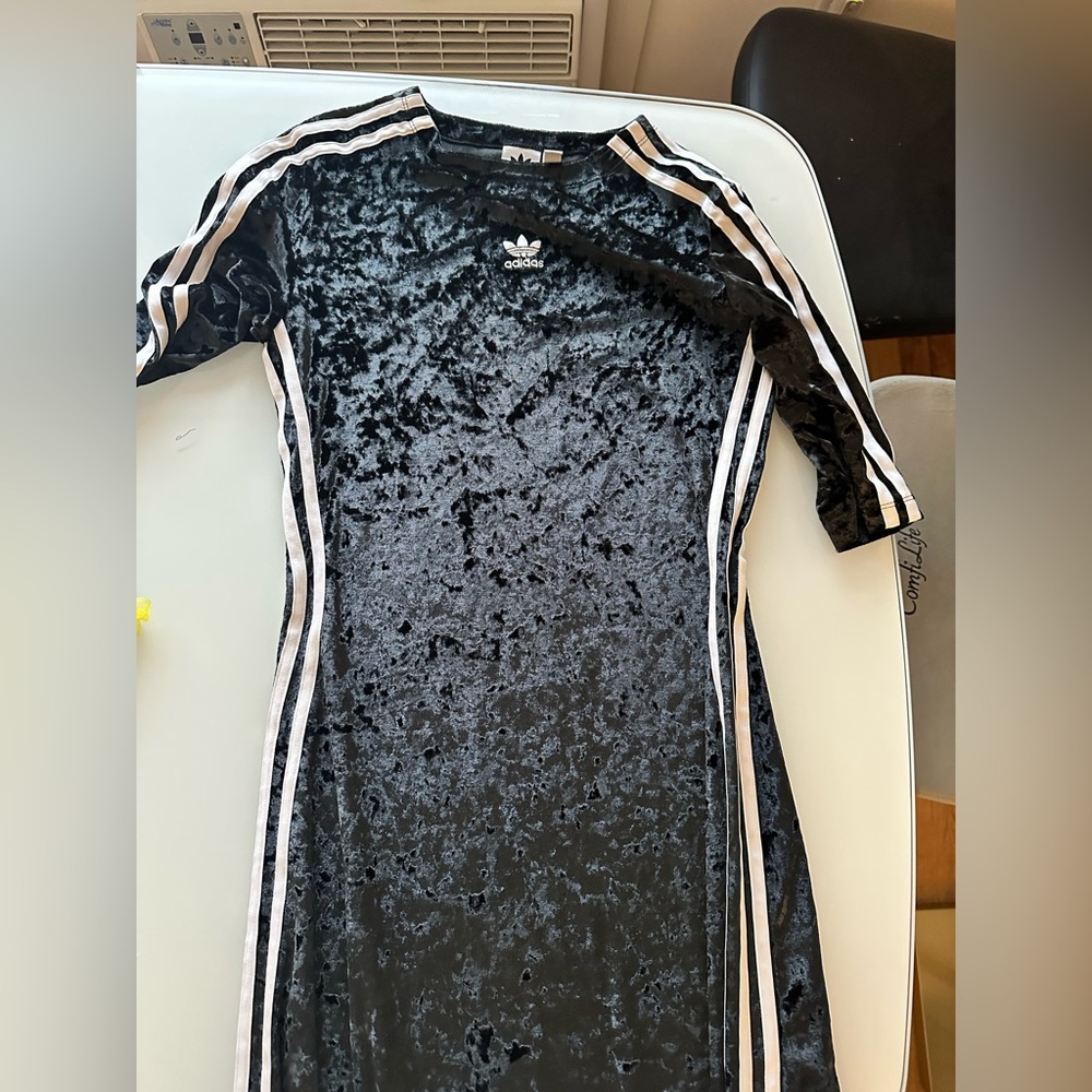 Adidas Long velvet dress